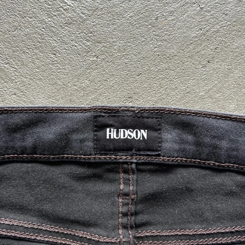 BRAND NEW Hudson Natalie Pants Womens Size 27 Black Super Skinny Ankle Mid‎ Rise